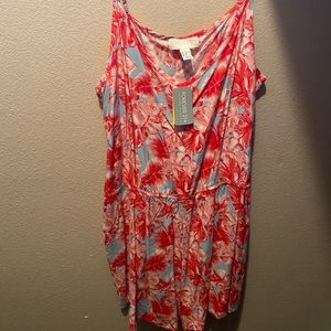 Tropical cami romper